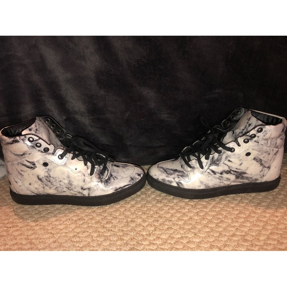 BALENCIAGA Marble High Top Sneakers - Picture 4 of 5
